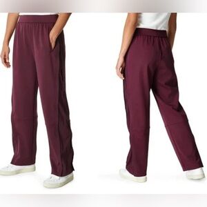 Sweaty Betty Burgundy Track Pants